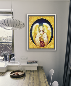 Angel of Miracles Framed Painting In Kitchen
