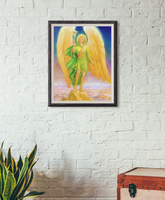 Archangel Holding the Caduceus in Living Room