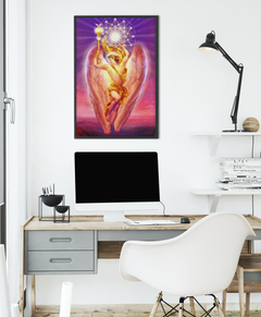 Archangel Jophiel Framed Painting In Office
