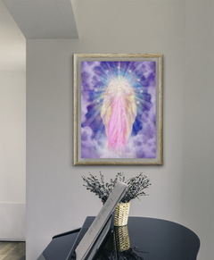 Divine Feminine Framed Painting Over Piano